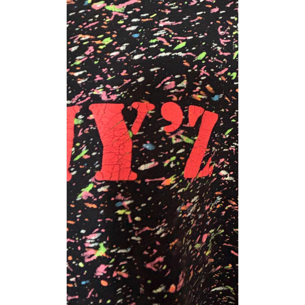 Jimmy’z Graffiti Pop Art Neon Splatter Paint T-Shirt One Size Fits All - Picture 5 of 8